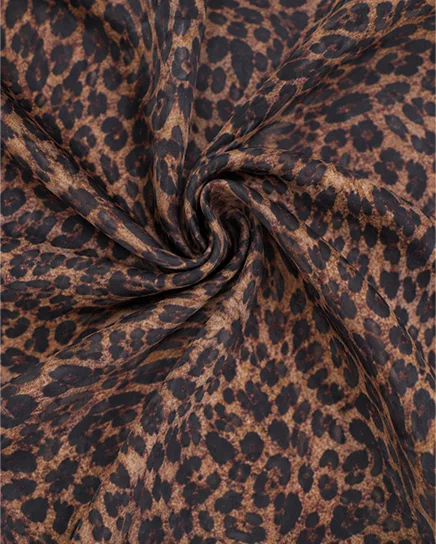 Leopard print fabric