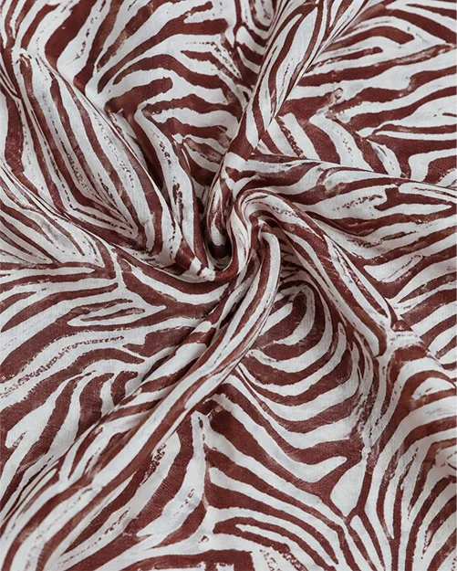 Zebra print fabric