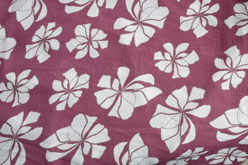 Wood Ford structured printed fabric